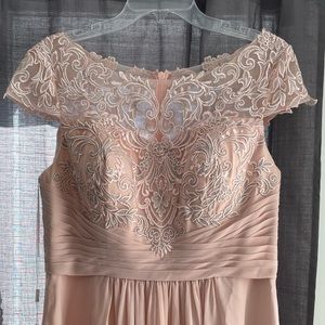 Pearl pink Mother of Bride Dress